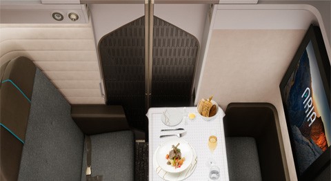Oman Air First Class seat